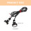 10pcs Mini Eagle Eye Vehicle Light Waterproof Working Light 3