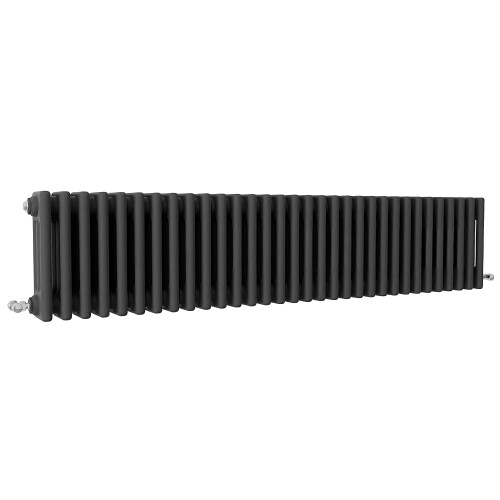 (Anthracite, 300x1460mm) Traditional 3 Column Cast Iron Style Radiator 2