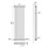 (Black, 1500x470mm) Traditional 3 Column Cast Iron Style Radiator 2