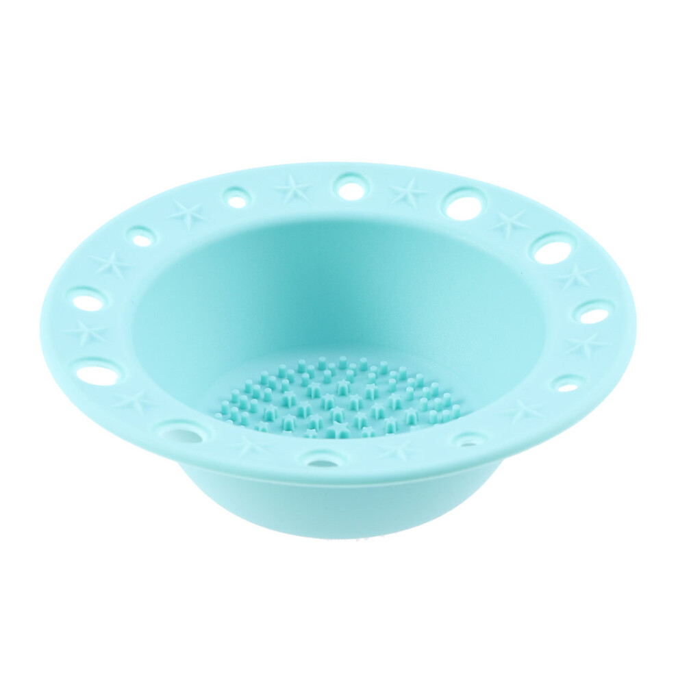 Ohphcall 1Pc Silicone Makeup Brush Cleaner Scrubber Board
