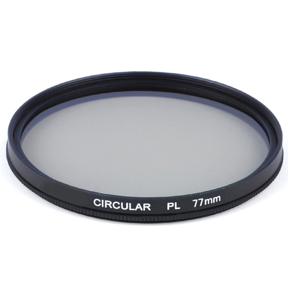 77Mm Cpl Circular Polarizer Filter For Dslr Camera Lens Light 3173894949834