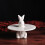 Ceramic Cake Display Plate Rabbit Cupcake Holder 2