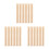 18pcs Wooden Tile Holders 19cm Game Trays 9