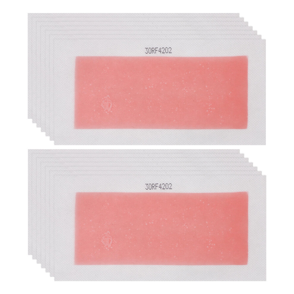 Aboofan 12Pcs Face Wax Strips Hair Removal Waxing Kit