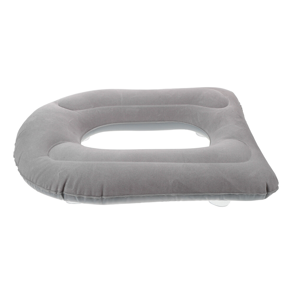 Happyyami Inflatable Toilet Seat Cushion For Seniors - Portable Pvc Pad