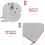 1set Fireplace Fan Motor Replacement Kit Electric Generator Motor 7