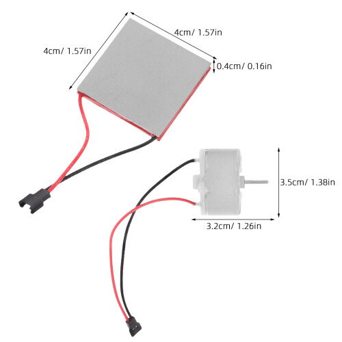 1Set Reliable Iron Fireplace Fan Motor and Generator Sheet Replacement 1
