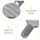 1pair Stainless Steel Rotating BBQ Fork Thumb Screws 8
