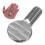 1pair Stainless Steel Rotating BBQ Fork Thumb Screws 11