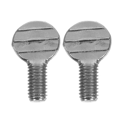 1pair Stainless Steel Rotating BBQ Fork Thumb Screws
