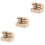 3sets/3pcs Arched Unfinished Wooden Box DIY Storage Case 5