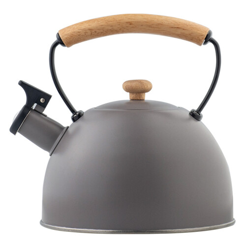 1pc Stainless Steel Teakettle Home Thicken Grey