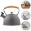 1pc Stainless Steel Teakettle Home Thicken Grey 6