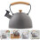 1pc Stainless Steel Teakettle Home Thicken Grey 4