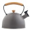 1pc Stainless Steel Teakettle Home Thicken Grey 7