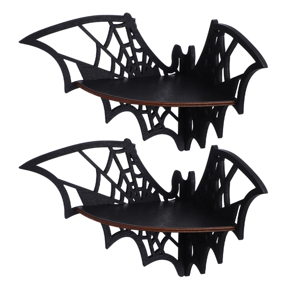 Photos - Other for Repair 10pcs Halloween Floating Shelf Wooden Wall-Mounted Candle Holder