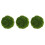 3pcs 10cm Artificial Moss Spheres Decorative Topiary Balls 8