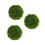 3pcs 10cm Artificial Moss Spheres Decorative Topiary Balls 7