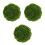 3pcs 10cm Artificial Moss Spheres Decorative Topiary Balls 4