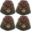 4pcs Sailor Army Hat Cosplay Party Cap Prop 7