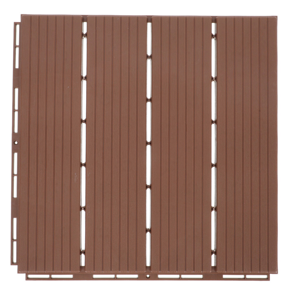Wood-Plastic Floor Waterproof Splicing For Outdoor Garden Balcony 3174223427689
