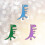 3pcs Dinosaur Enamel Brooches for Clothes Backpack Lapel 9