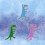 3pcs Dinosaur Enamel Brooches for Clothes Backpack Lapel 7