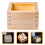 Japanese Style Wooden Sake Box Cup Holder Container 10