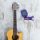 1pc Electric Guitar Violin Tuner Device Blue 3