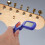1pc Electric Guitar Violin Tuner Device Blue 4