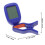1pc Electric Guitar Violin Tuner Device Blue 2