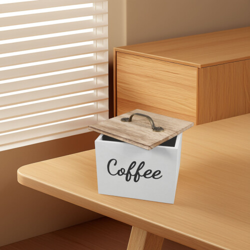 Wooden Stackable Storage Box with Lid for Home Office Kitchen 2