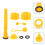 1set Can Spout Replacement Pipe Cap Nozzle Kit 7