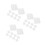 30pcs Foam Cake Dummy Set Square Display Model Party 9