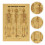 6pcs Learning Skeletal System Poster Set Human Skeleton Decor 4