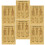 6pcs Learning Skeletal System Poster Set Human Skeleton Decor 3