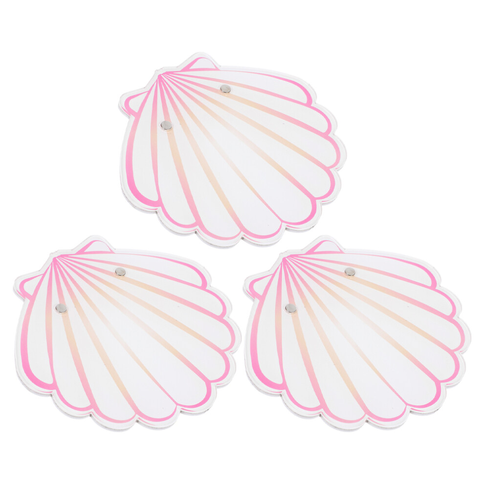 Ohphcall 3Pcs Multi Color Acrylic Lash Pallet For Eyelash Extension & Grafting
