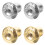 2pairs Silver Earring Backs Safety Replacements DIY 9