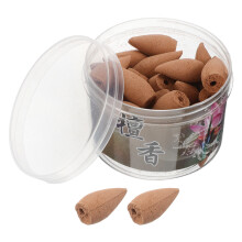 1Box Backflow Incense Cones Natural Sandalwood Aroma