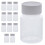 12pcs Transparent Juice Bottles Beverage Milk Containers 1
