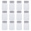 12pcs Transparent Juice Bottles Beverage Milk Containers 6