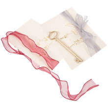 2pcs Wedding Vows Cards Bow Books Bridal Shower Gifts