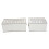 2pcs PVC Wardrobe Clothes Storage Boxes 6