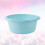 2pcs Plastic Wash Basin for Home Bathroom Foot Use Medium Sky-Blue 9