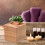 aroma diffuser voor etherische oliën, zwart walnoot vierkant 8