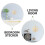 Large Wall Clock Mirror Stickers Silent Modern Hours for Home Office 8