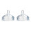 2pcs Wide Neck Silicone Pacifier Bottle L 1