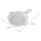 Ceramic Baking Pan with Handle for Home Restaurant Use White 2