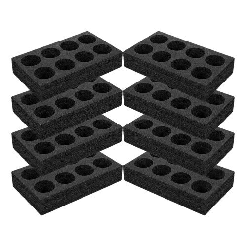 8pcs Beverage Take Out Trays 8-Hole Cup Carrier 1