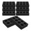 8pcs Beverage Take Out Trays 8-Hole Cup Carrier 9